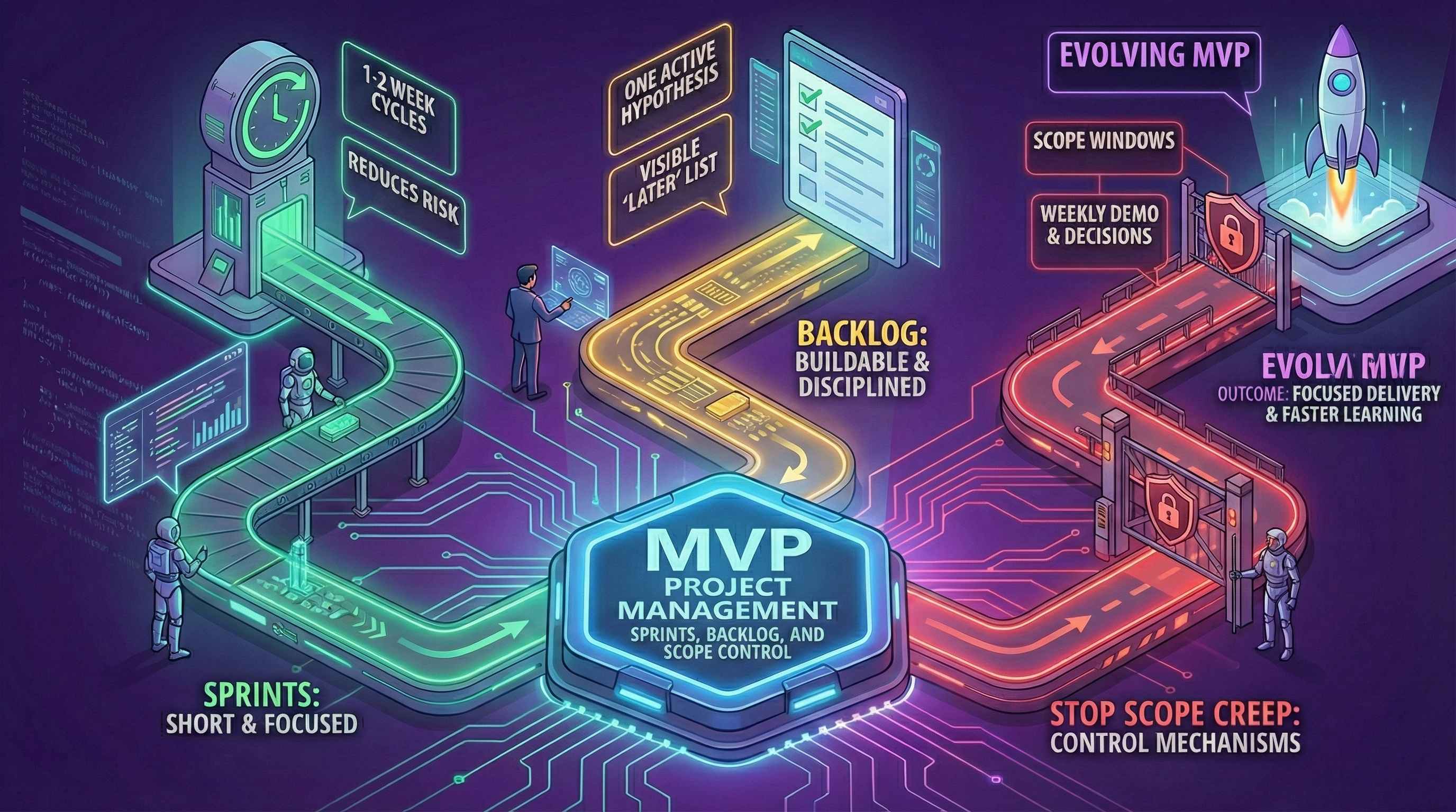 MVP Project Management: Sprints, Tools, and Anti-Scope Creep (2026 Guide)