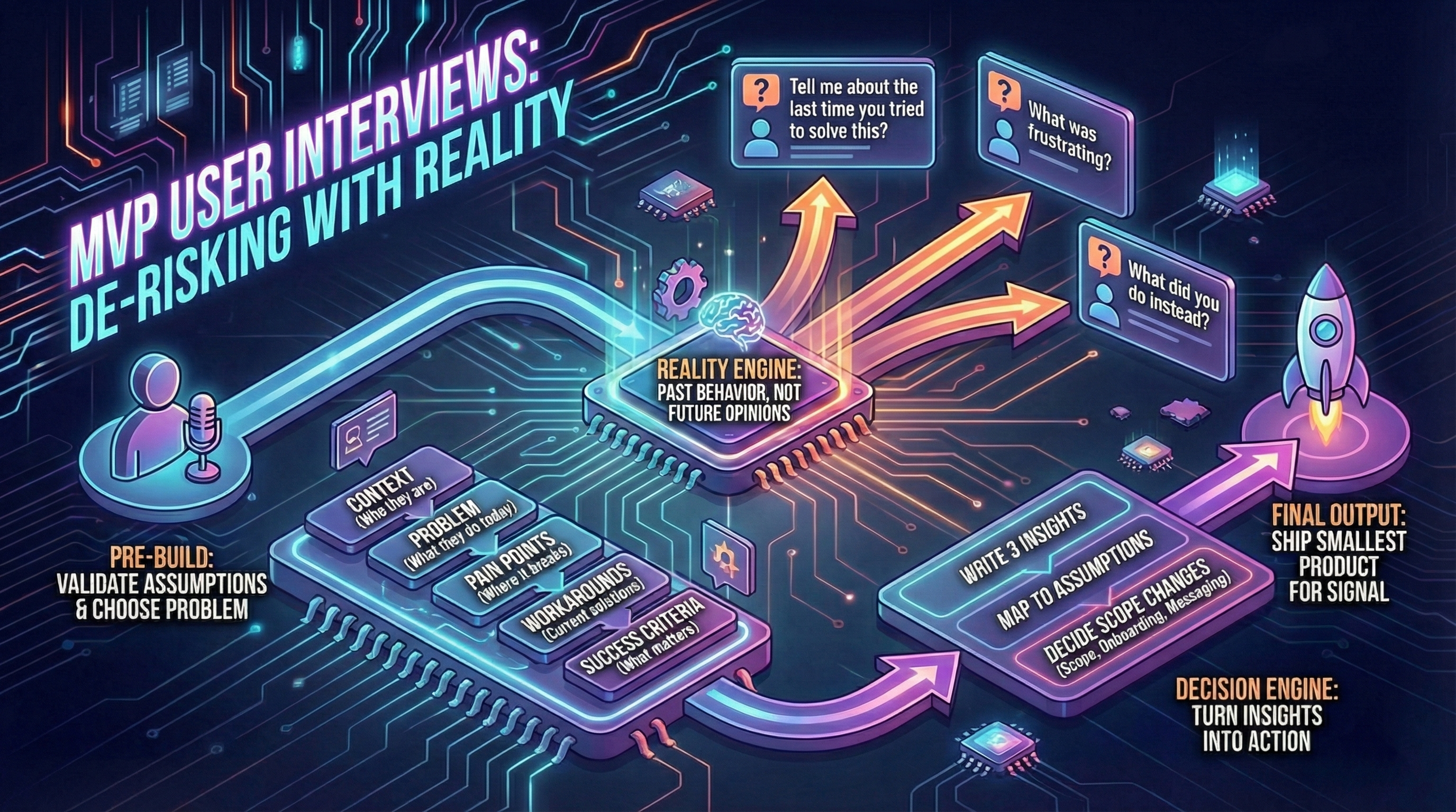 User Interviews for MVPs: Script, Analysis, and When to Run Them (2026)
